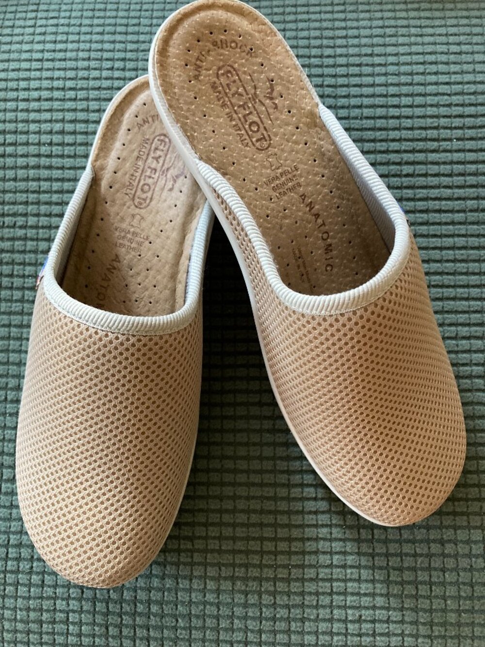 FLY FLOT WOMENS SLIP ON COMFORT CLOG  MADE IN ITALY  39